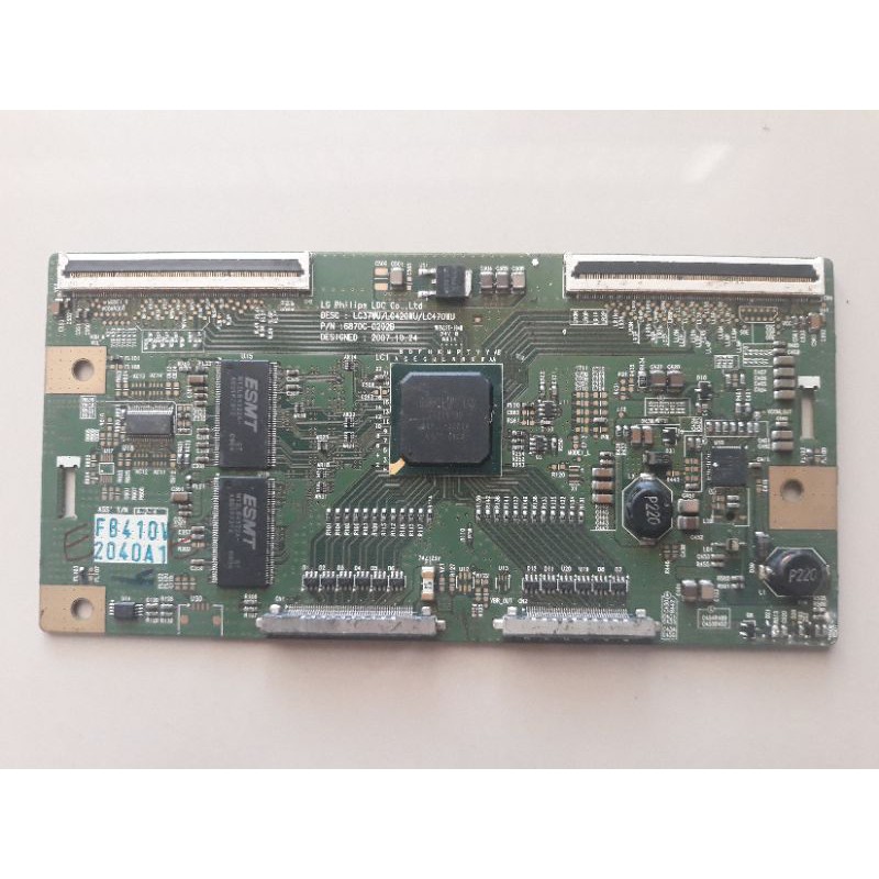 TICON-BOARD LOGIC LG PHILIPS PN : 6870C-0202B DESC : LC37WU LC420WU LC470WU TV LCD