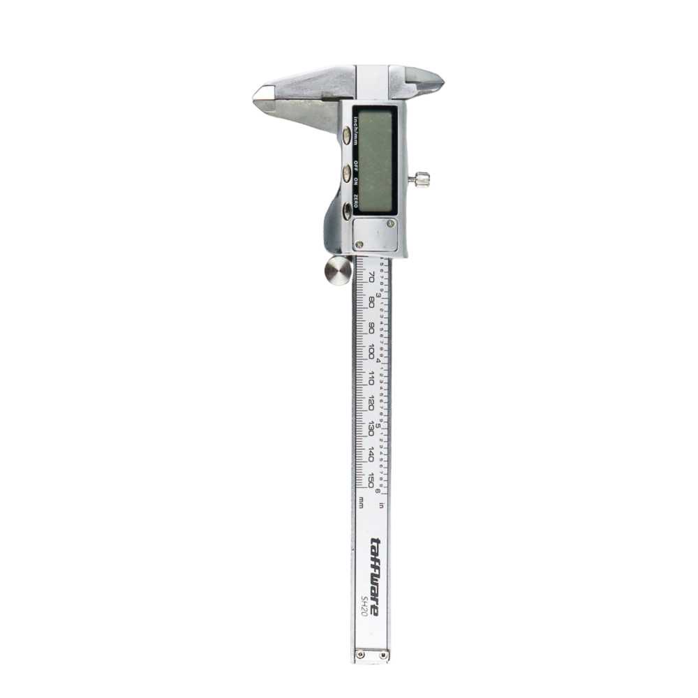 GIJ - Taffware Jangka Sorong Digital LCD Caliper Micrometer 15CM