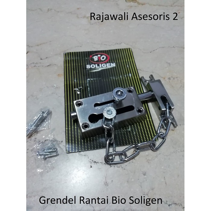 Grendel Rantai / Selot Pengaman Pintu Bio Soligen