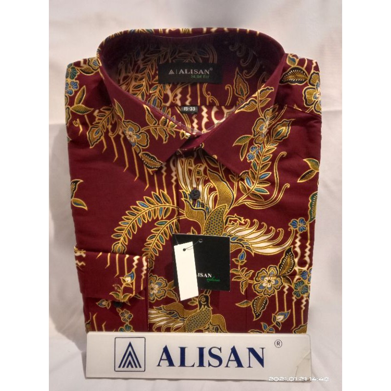 Kemeja batik ALISAN ORIGINAL Lengan panjang