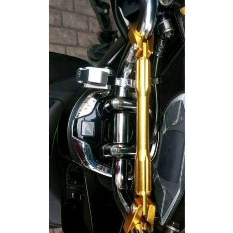 palang stir, palang stang, stabiliser stir bahan kuat full besi CB GL PCX megapro tiger