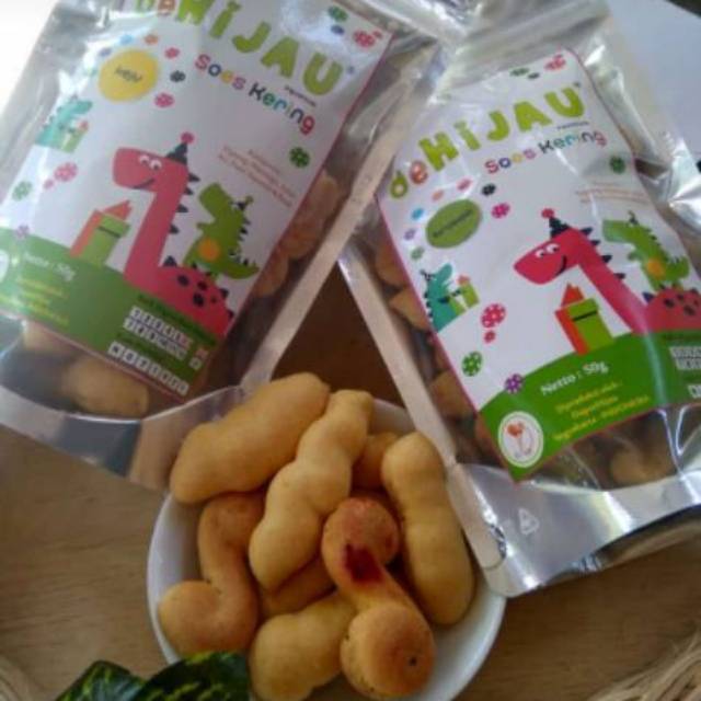 

SOES KERING BABY Non Gluten DAPUR HIJAU Kemasan Pouch Zipper Lock 50gr