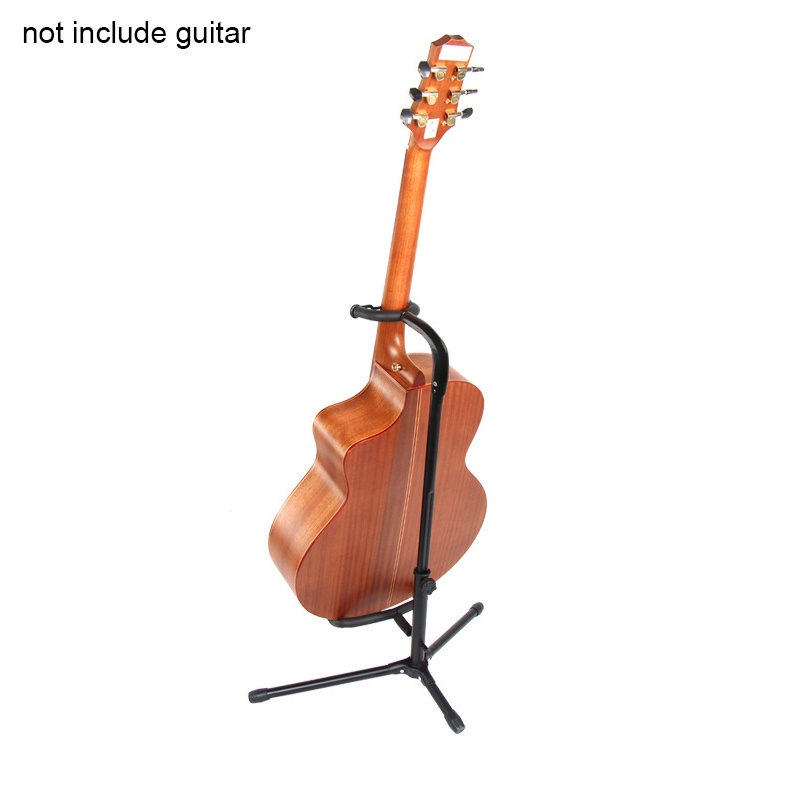 Stand Holder Tripod Stabil Model Lipat Bahan Aluminum Alloy Untuk Gitar Akustik Elektrik Bass