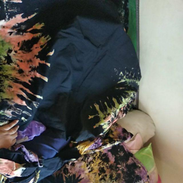 Pilih Warna Turis Disti Gamis Kaos Pelangi Tiedye Batik Td2