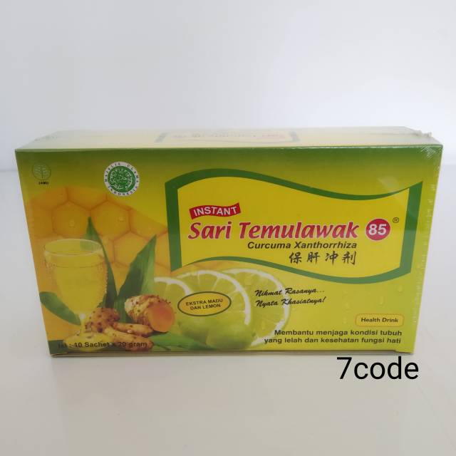 

Sari temulawak 85 instan plus madu lemon