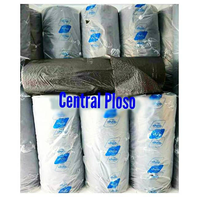 Central Ploso Bubble Wrap 125x100 cm warna Hitam Pekat Tidak Tembus Pandang Kualitas Bagus