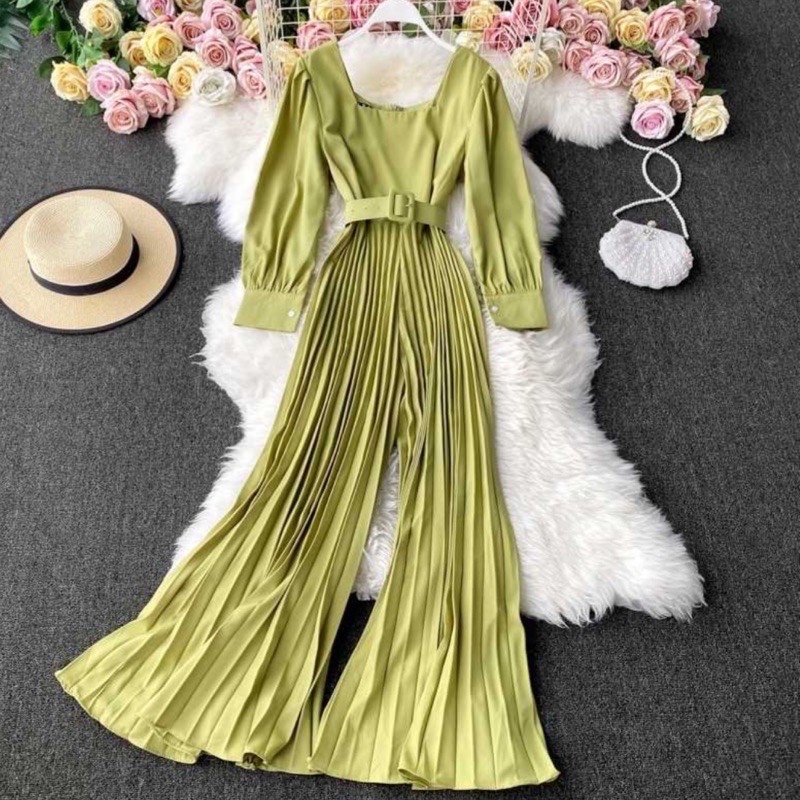 PAULINA PLEATED JUMPSUIT IMPORT 9091 BC