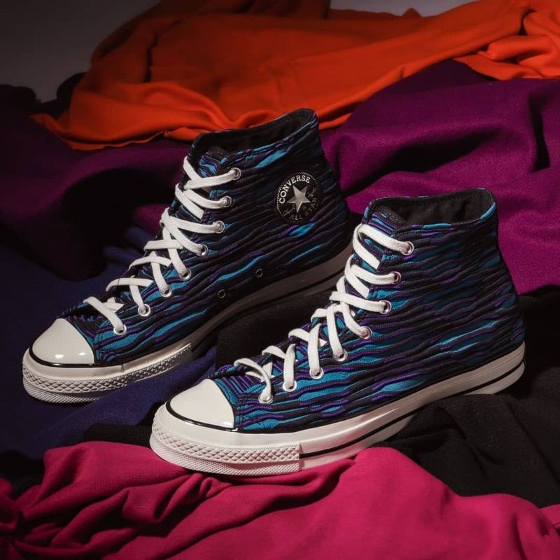 Converse Chuck Taylor All Star 70s High Vibrant Knit Ocean Depths BNIB RESMI 100% ORIGINAL