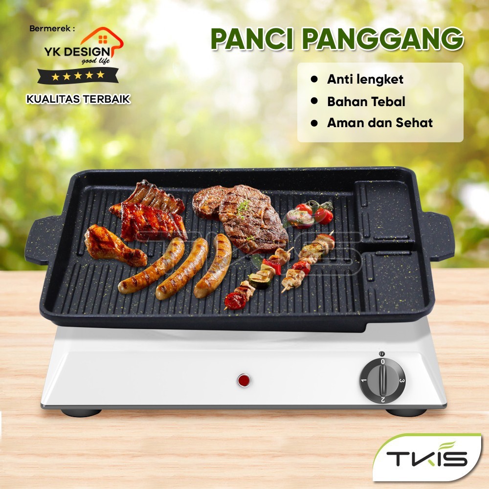 Alat Pemanggang Yakiniku Grill Pan Barberque Grill Pan BBQ Non-stick YK DESIGN YK-817