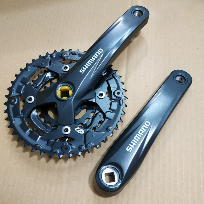 CRANK SHIMANO M391 CORTALES(BB KOTAK) - HITAM