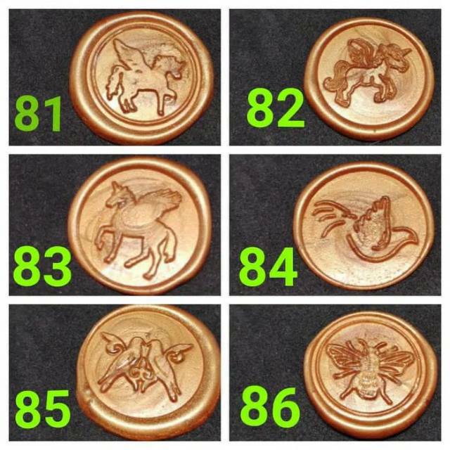 

Seal wax stamp motif FAUNA lilin segel stempel sealing stampel