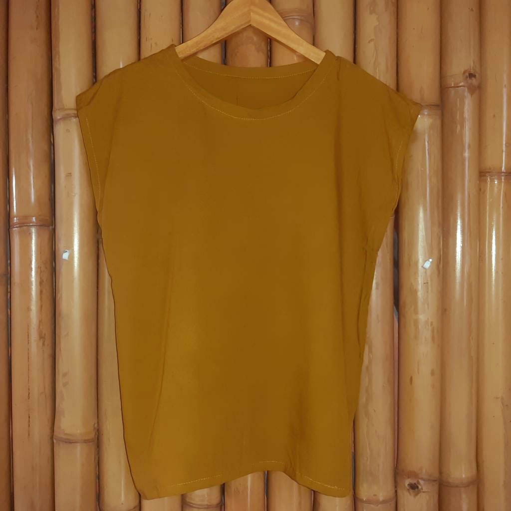 Baju Atasan Bali Polos Lembut dan Adem-Gold