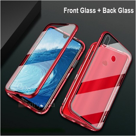 Casing Case Hp Huawei Nova 3i Premium 2 in 1 Magnetic Phone Case -Transparant