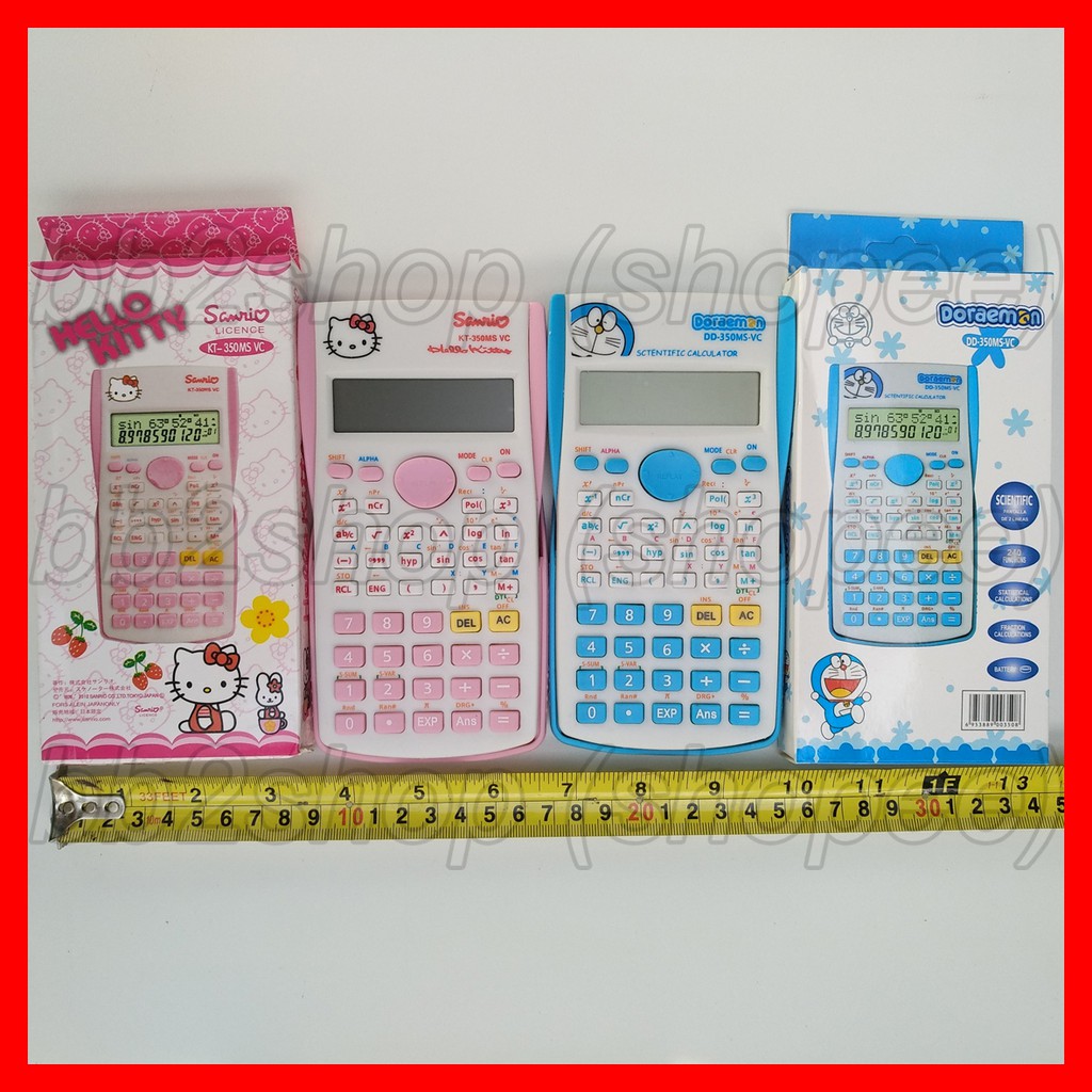 

Kalkulator Scientific Doraemon Hello Kitty Helo kity Calculator Sin Cos Ilmiah Karakter