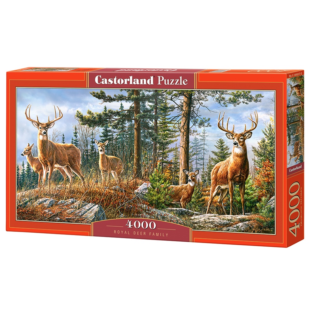Jigsaw Puzzle: Castorland - Royal Deer Family - 4000 Piece