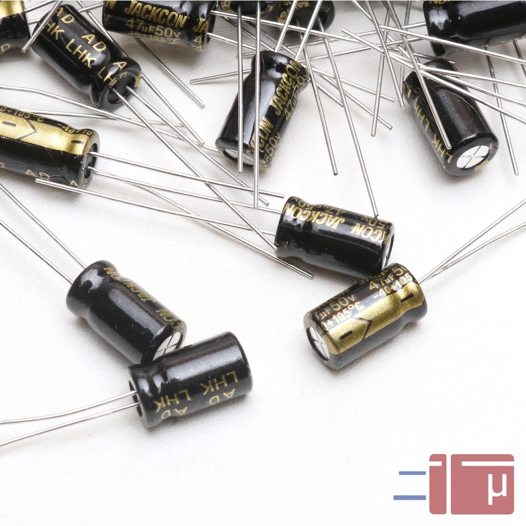 x10 Elco 47uF 50V Jackcon Original Taiwan