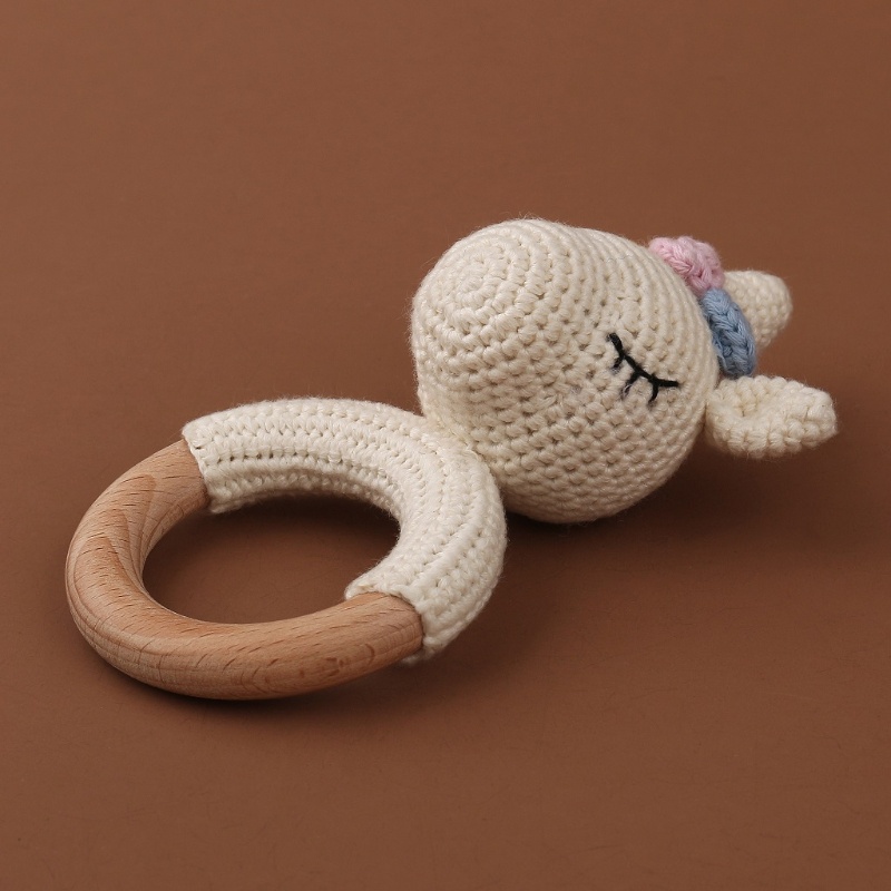 Mary Mainan Teether Bayi Newborn Model Hewan Crochet DIY