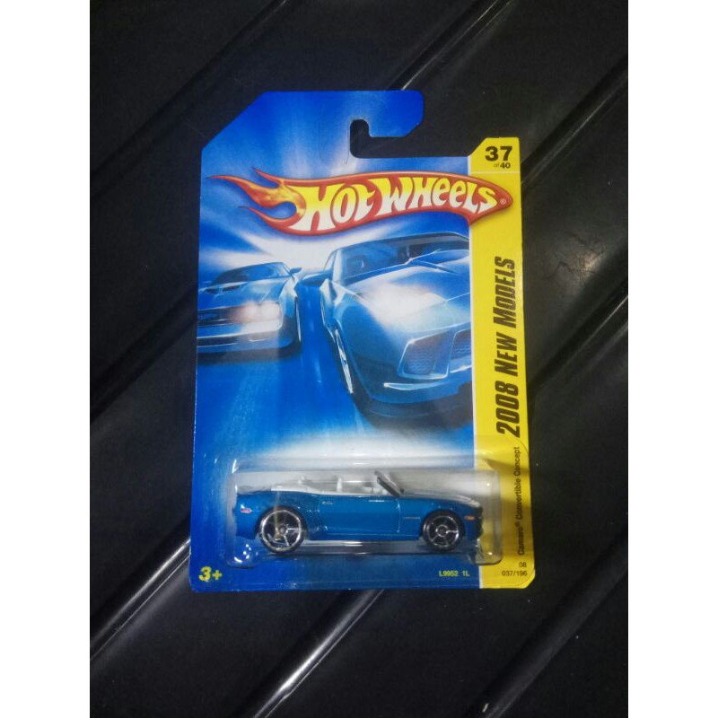 hotwheels CAMARO CONVERTIBLE CONCEPT biru HW 2008 NEW MODELS AKTA