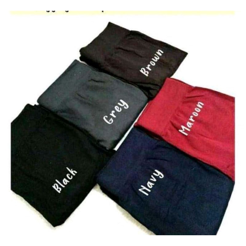 legging polos pajang spandek balon/licin