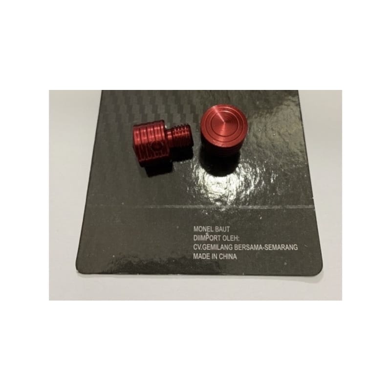 TUTUP BAUT SPION NMAX PCX SCOOPY VARIO BEAT - MONEL BAUT SPION NMAX LEXY-RED