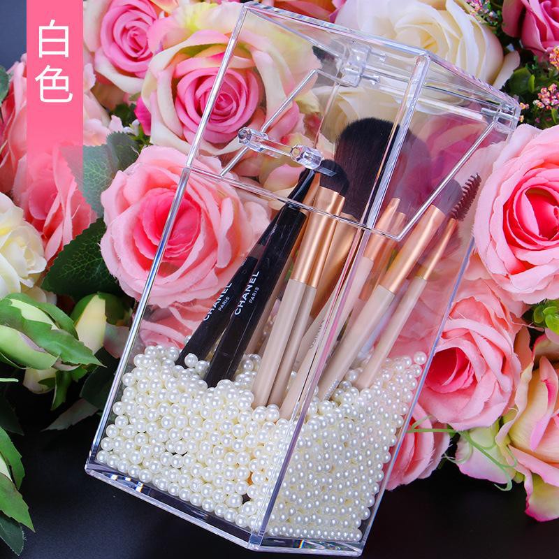 (BOW) Tempat Kuas Make Up Acrylic Tempat Penyimpanan Brush Makeup Kosmetik 13HH01