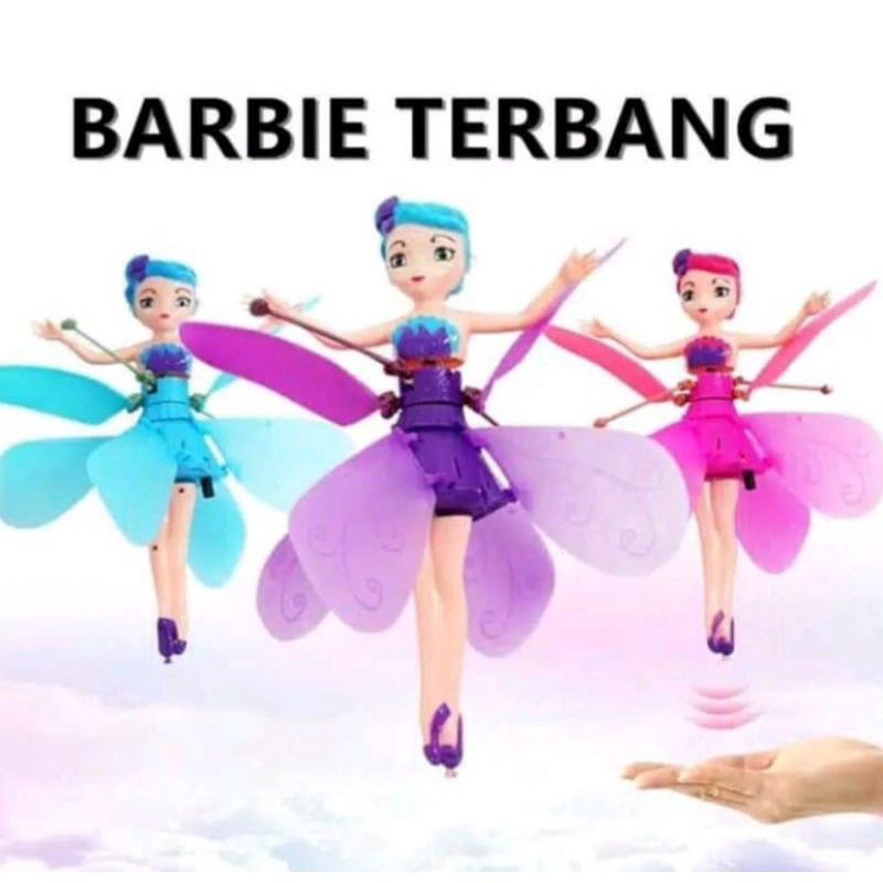 BONEKA BARBIE TERBANG BAGUS VIRAL KEREN CANTIK MAINAN ANAK CEWEK KADO ISTIMEWA