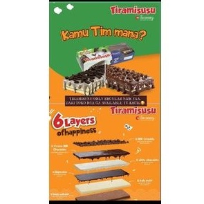 TIRAMISUSU BANDUNG GARUT ORIGINAL COOKIES N CREAM MOMOROLL MOO MOO ROLL PIE