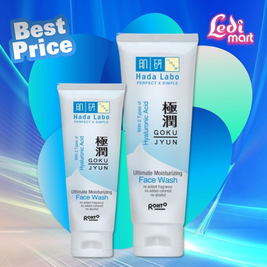 ORIGINAL Hada Labo Gokujyun Ultimate Moisturizing Series / Hadalabo Gokujun / Face Wash / Facial Wash / Lotion / Light Lotion / Starter Pack / Cleansing Oil / Milk / LEDI MART