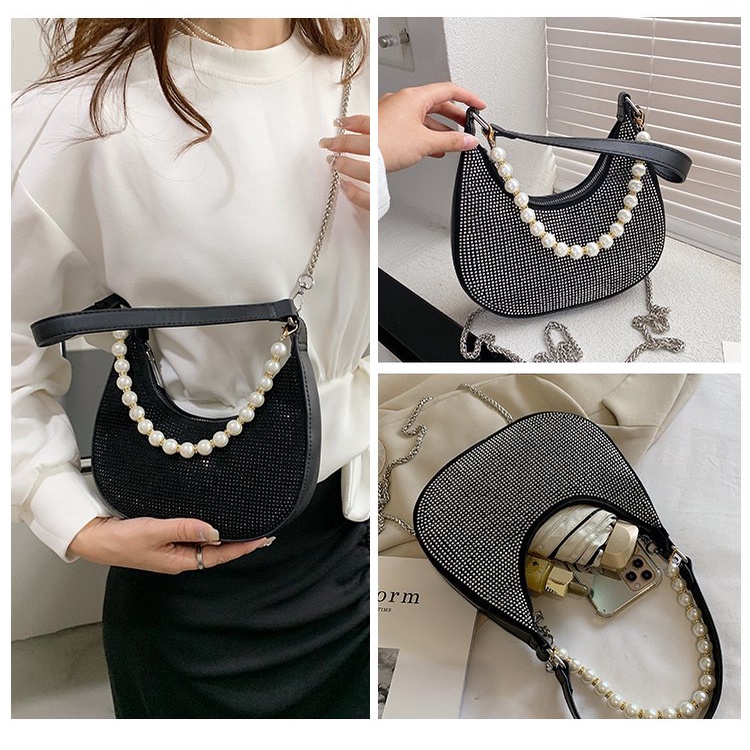 ( 2PC 1KG ) GTBI998879471  New Arrival  !!!  Tas Selempang Wanita Import  Premium Terbaru+MUTIARA