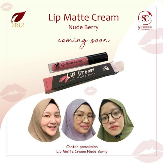 TERLARIS..!! LIP MATTE CREAM BPOM SR12 / LIPSTIK MATTE MAKE UP / BEBAS PARABEN , TAHAN LAMA &amp; RINGAN