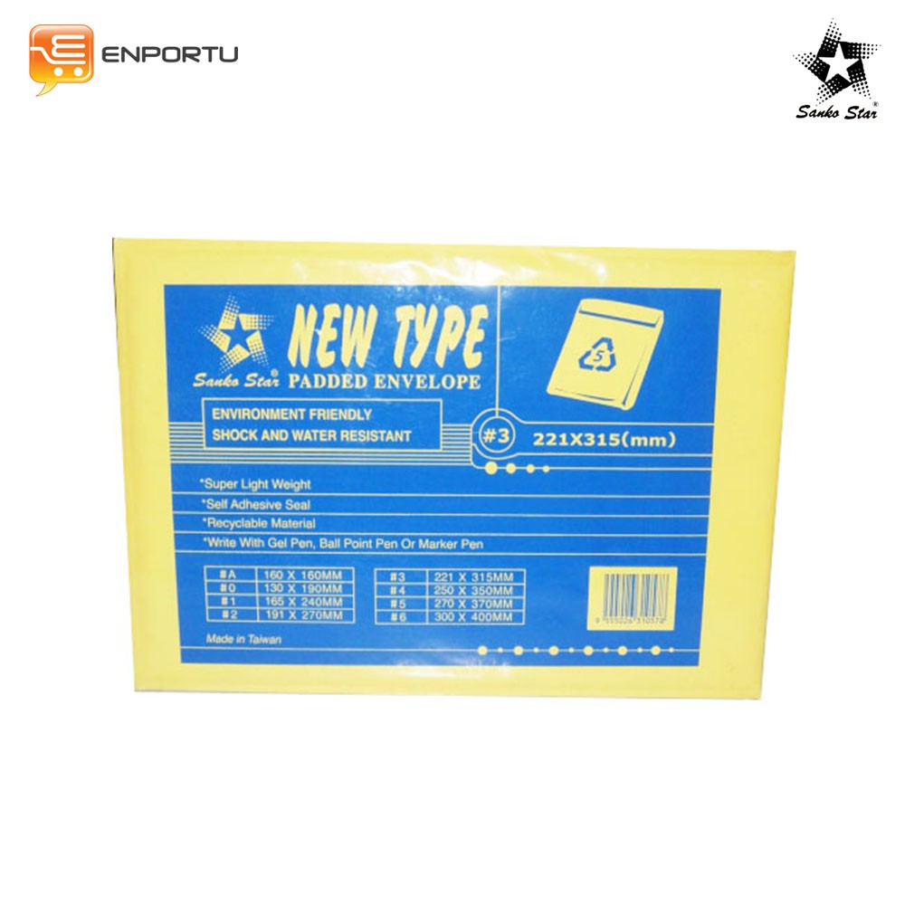 

SANKO STAR Water-proof Amplop #3 (221x315mm)