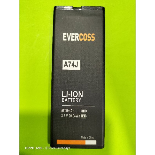 Baterai battery batrai batre Evercoss A74J original