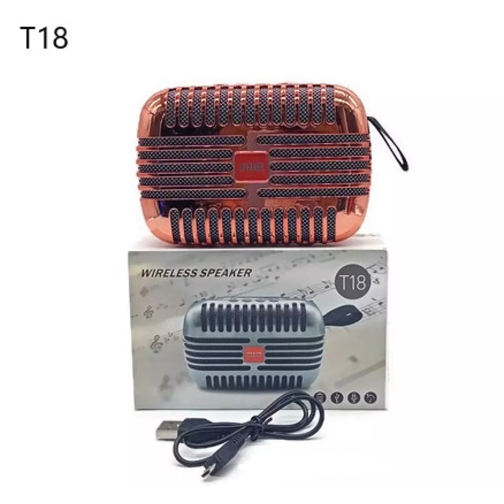 Speaker Bluetooth T18 Portable Wireless Speaker T 18