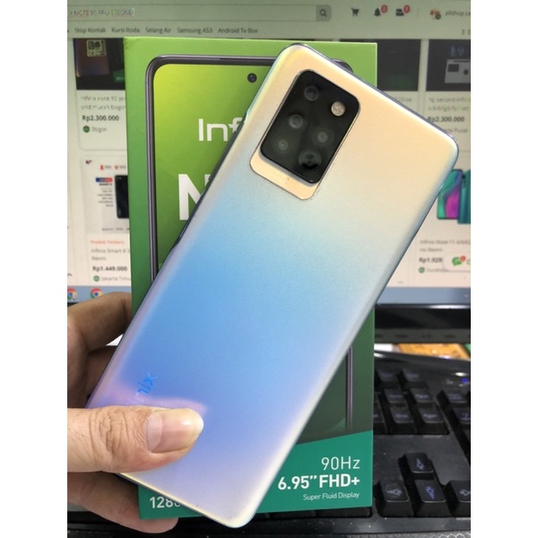 INFINIX NOTE 10 PRO NFC RAM 8GB/128GB SECOND GARANSI RESMI