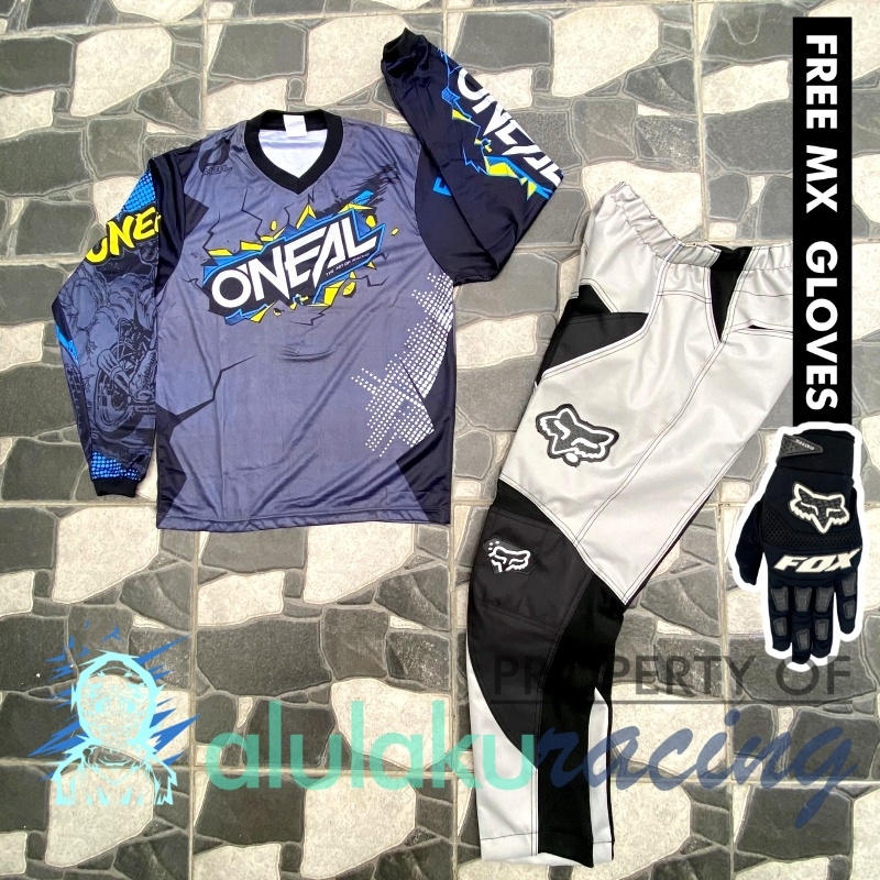 Jersey &amp; Celana MX Trail Motocross - Paket Bundling ONCT1002-F41