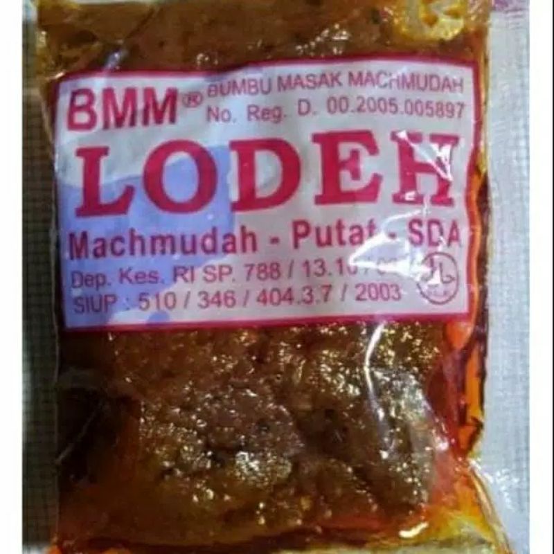 

Bumbu Masak Machmudah "BMM" Mahmuda Mahmudah Lodeh