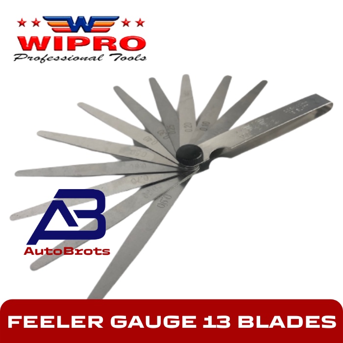 WIPRO Feeler Gauge 13 Blades / Puller / Fuller 13pcs