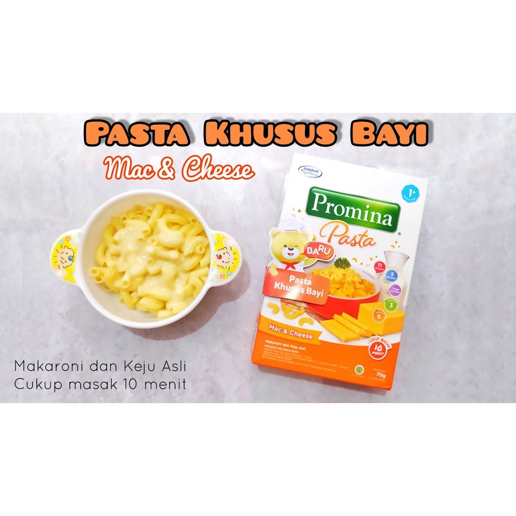 Promina Pasta Mac n Cheese mpasi / pasta keju bayi / pasta keju / promina puff