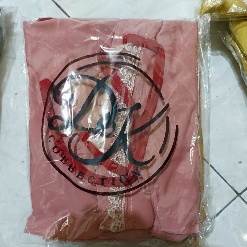 HIJAB INSTAND KCB LIPIT RENDA DALIYA TERMURAH  HIJAB INSTAND KHIMAR TERMURAH-Dusty Pink