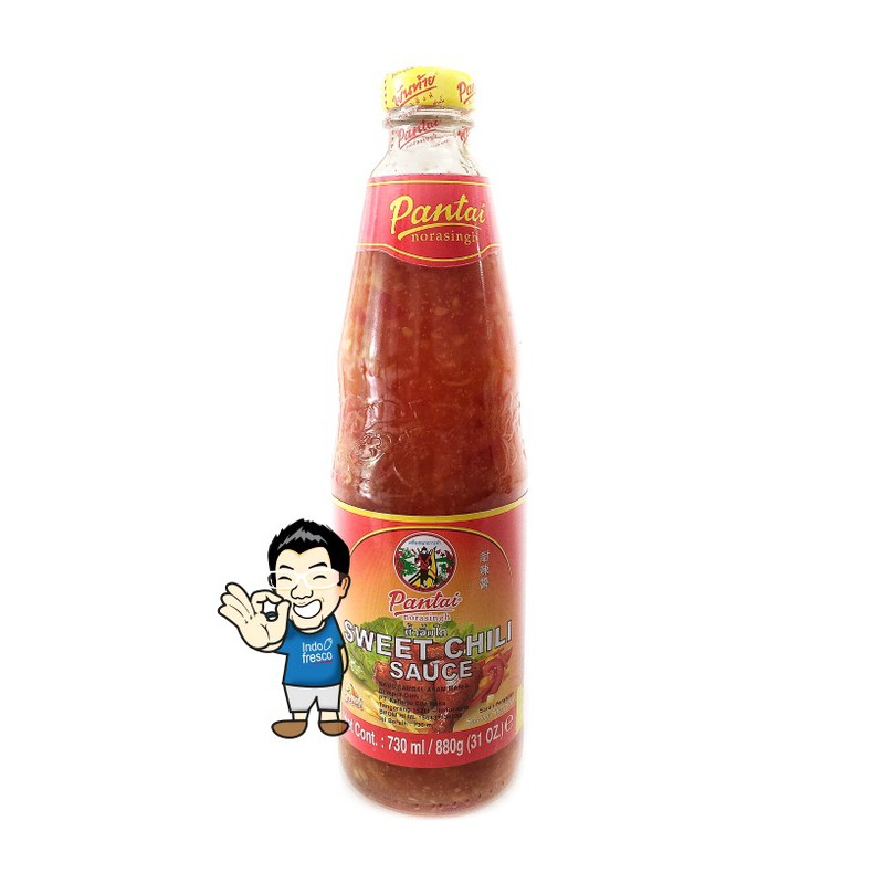 

Pantai Norasingh Sweet Chilli Sauce- Saus Sambal Manis Thai 730ml