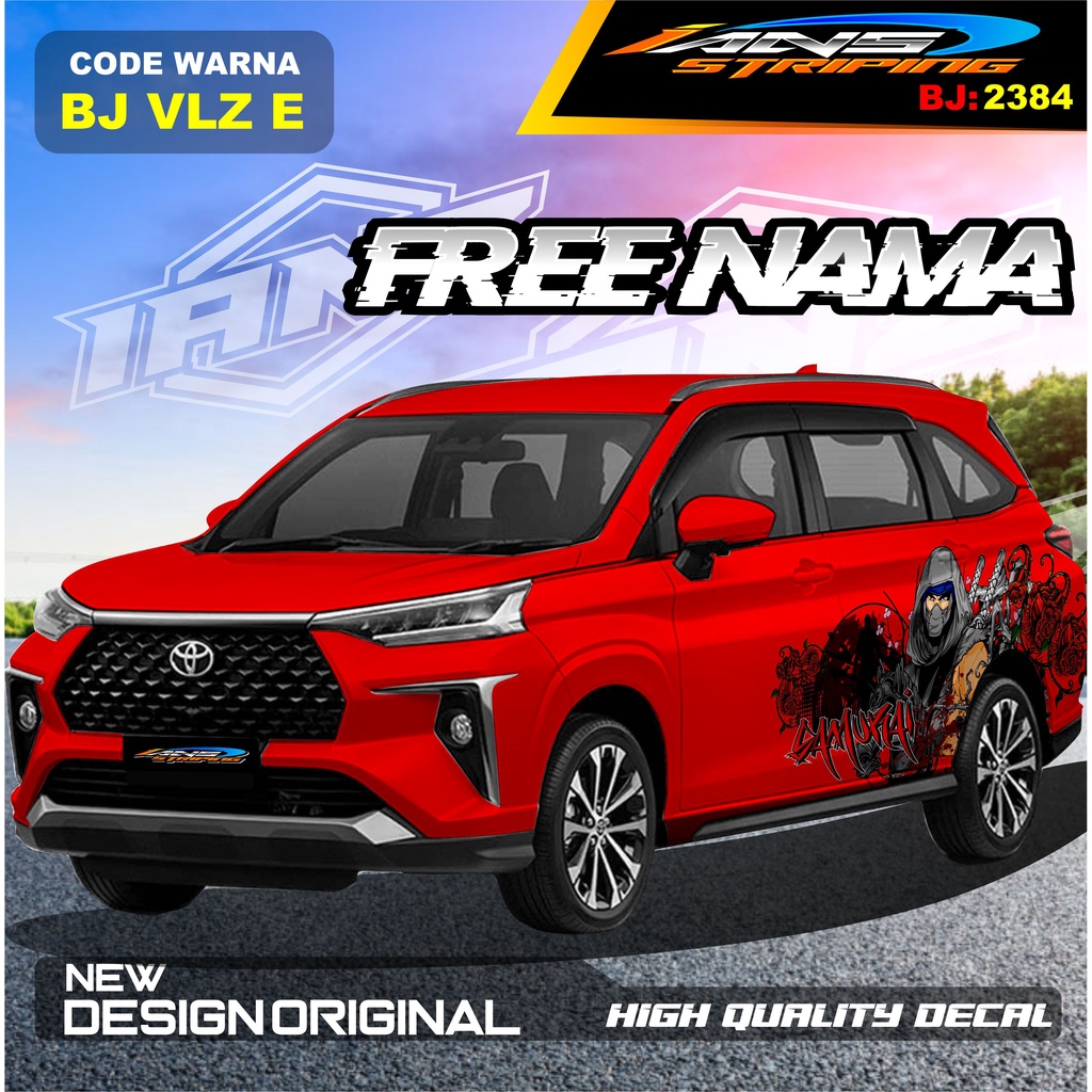 VARIASI STIKER MOBIL AVANZA VELOZ / VARIASI STIKER MOBIL XENIA REBORN / STICKER DECAL MOBIL PAJERO / STIKER MOBIL