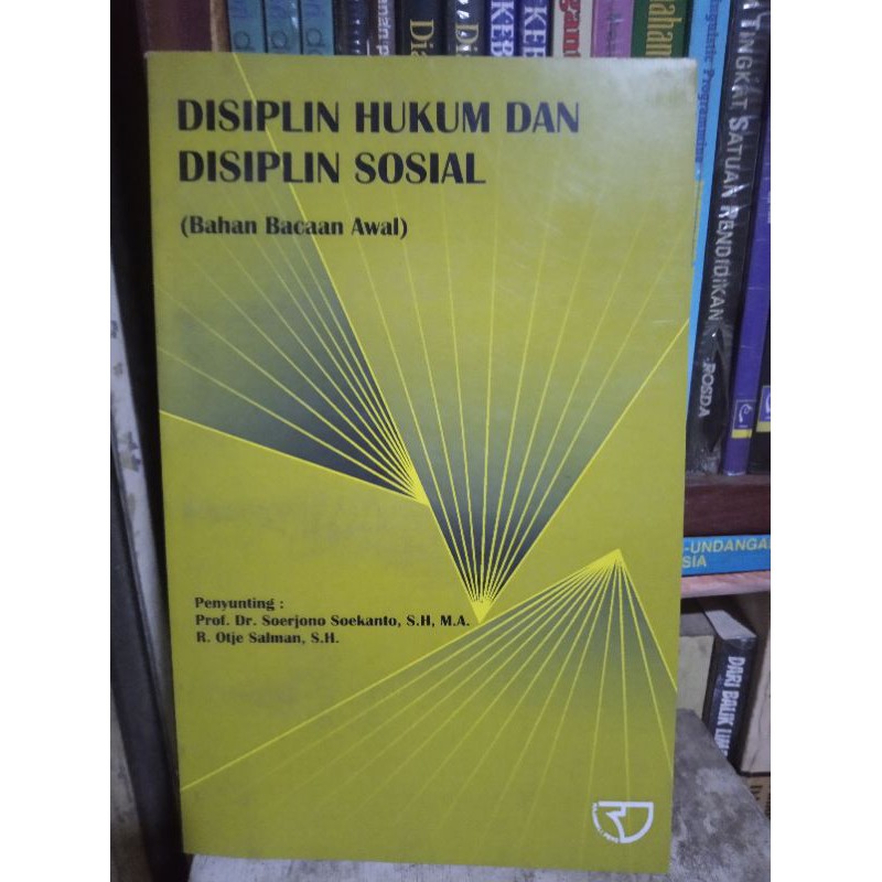Buku Disiplin Hukum dan Disiplin Sosial