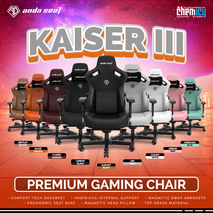 AndaSeat Kaiser 3 L Series Premium Kursi Gaming Chair