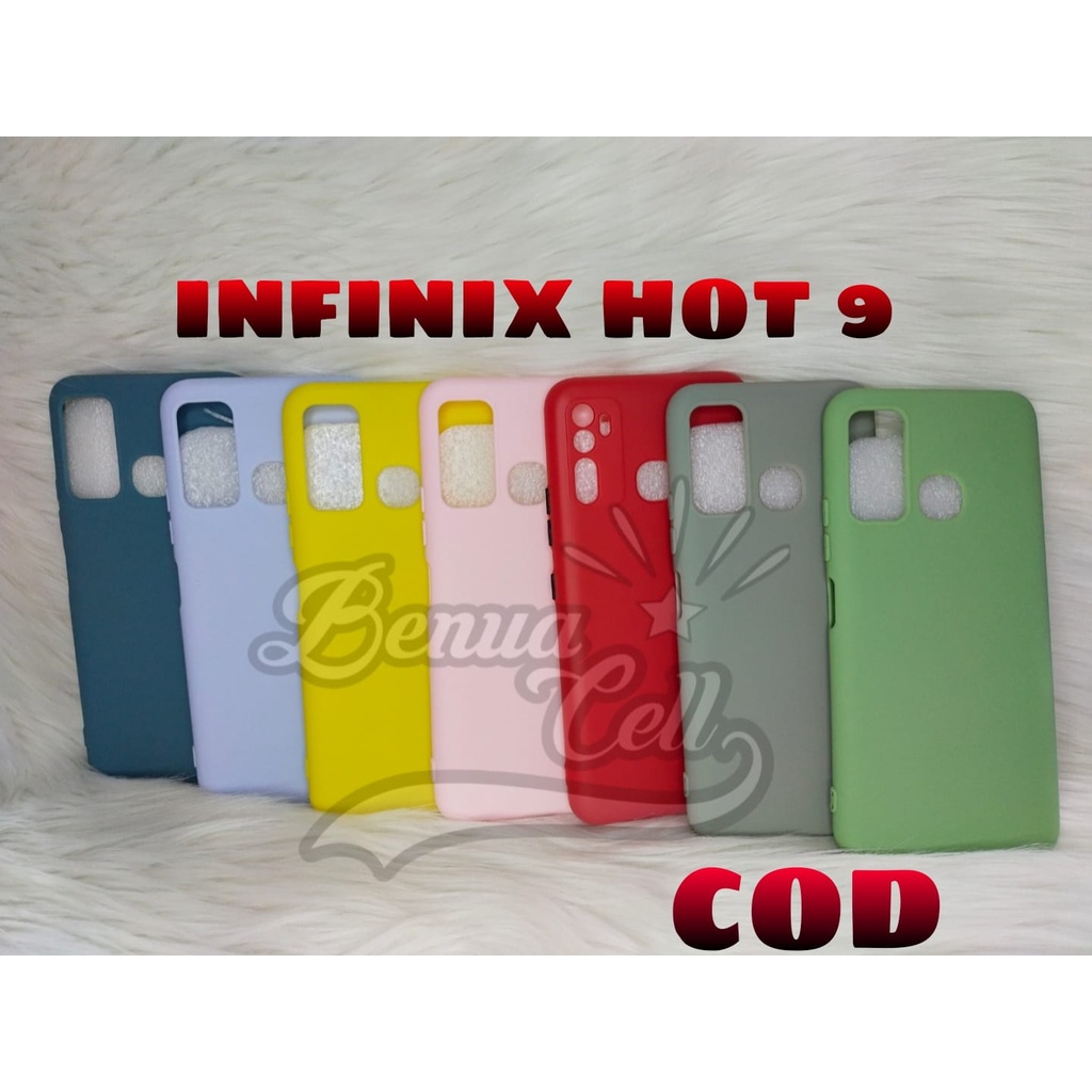 SOFTCASE MACARON INFINIX HOT 8 -INFINIX HOT 9  -INFINIX HOT 9 PLAY // SOFTCASE MACARON PROTECTION KAMERA - B