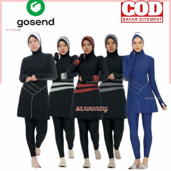 Baju Renang Wanita Muslim Muslimah Edora Fatina/Myra
