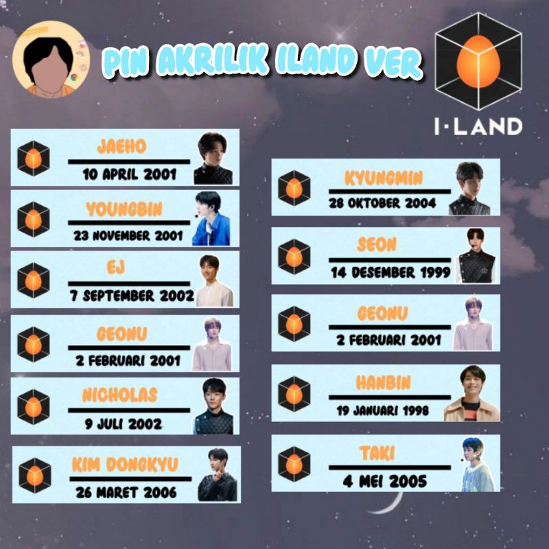 

PIN AKRILIK NAME TAG ILAND VER