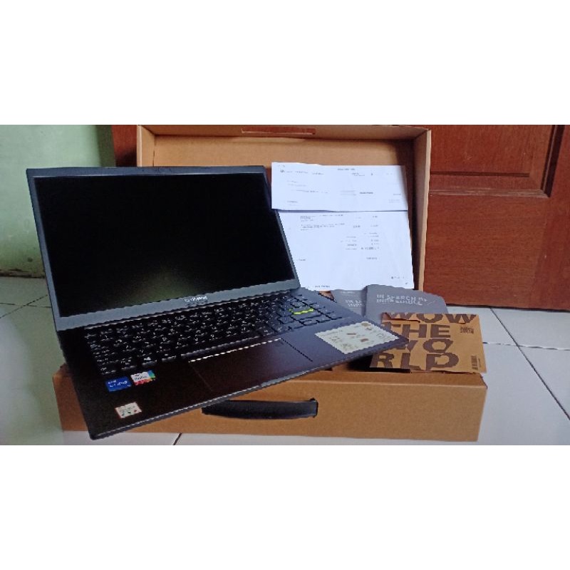 Pesanan Nana - Laptop Ultrabook Asus Vivobook14 K413EA i5 1135G7 8GB 512SSD WIN10 OfficeHome2019 BLA