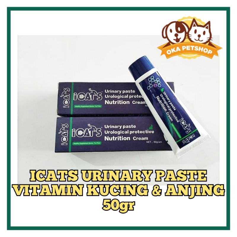 Vitamin iCat's Urinary Paste 50gr - Nutrisi Masalah Kemih Kucing