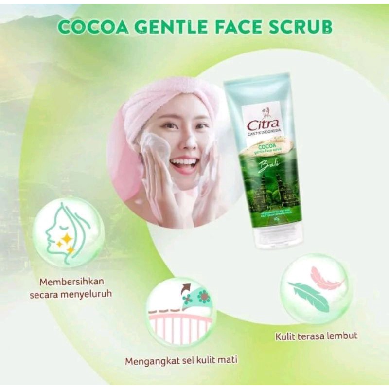 CITRA CANTIK COCOA GENTLE FACE SCRUB 90ML