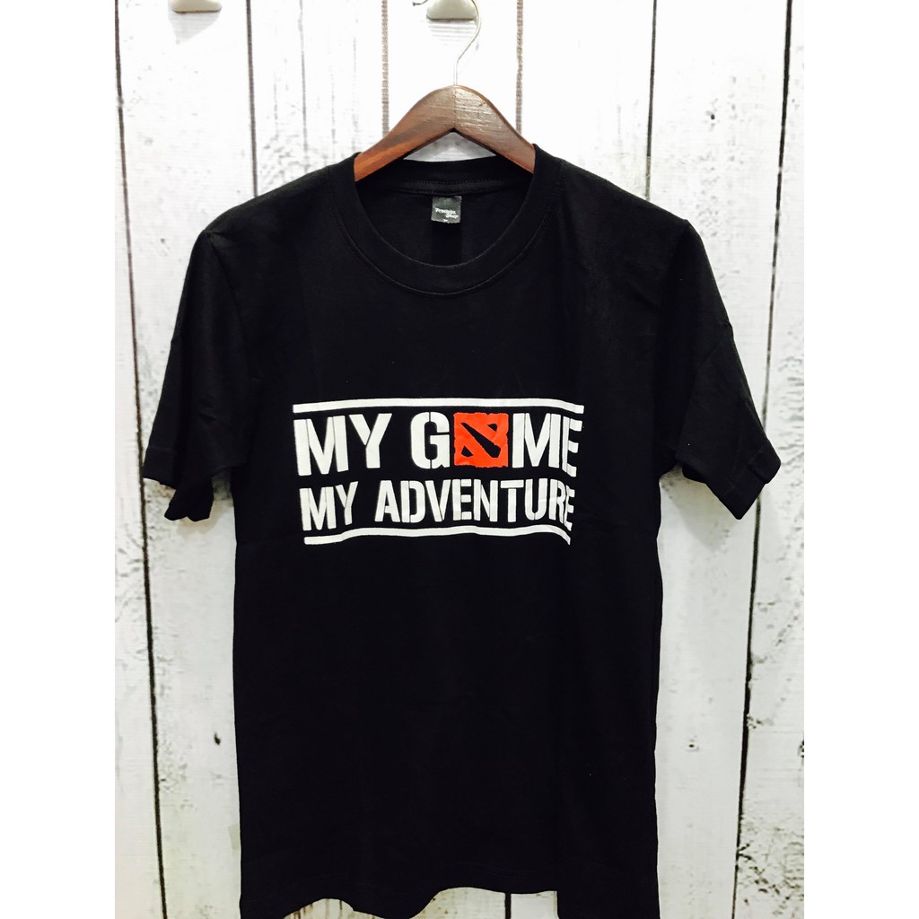 Tshirt Gamer My Game My Adventure Dota2 Black